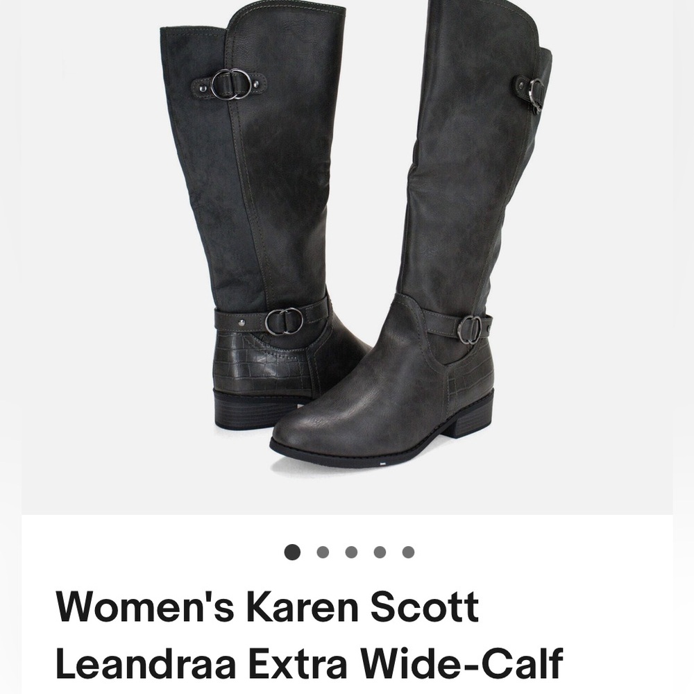 Scott's Leandraa is a gorgeous riding boot! EXTRA wide calf!